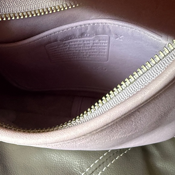 Vintage Coach Lavender Mini Zip Ergo 9020 Lilac Light Purple - Picture 10 of 16